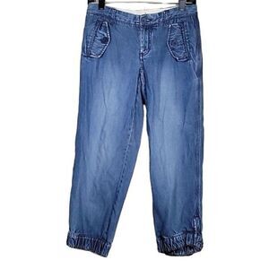 GAP Button Pocket Denim Capris Sz 0